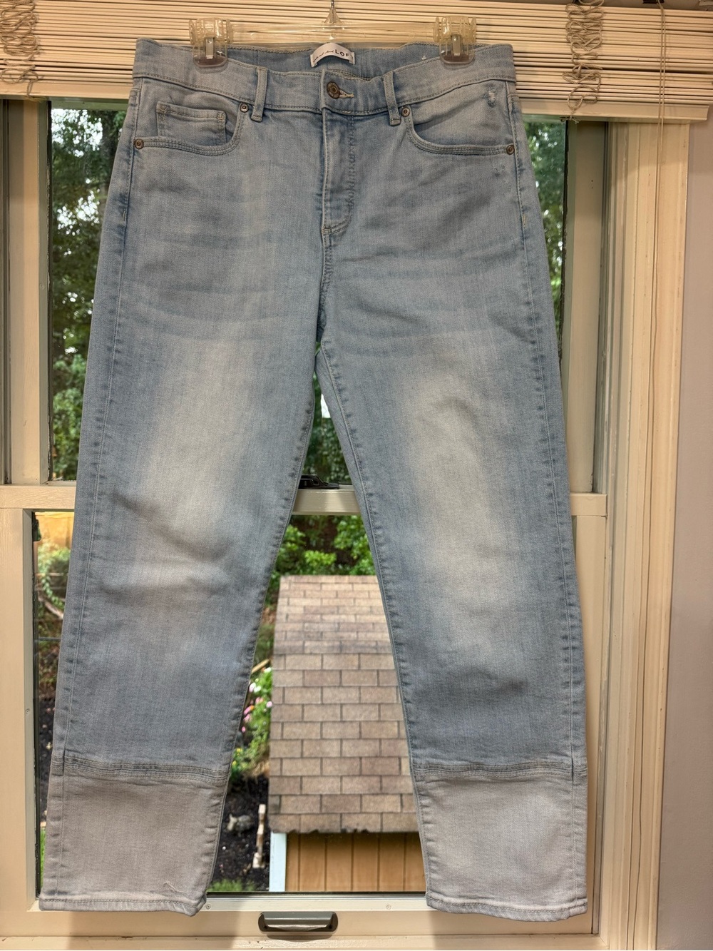 LOFT Light Blue Cropped Jeans